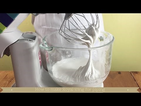 Royal icing recipe : Royal icing with egg whites