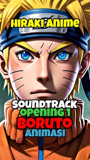 SOUNDTRACK OPENING 1 BORUTO ANIMASI #anime #boruto #shorts