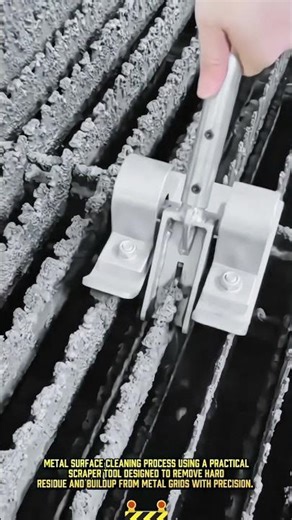 Daily Worker Process of Cleaning Metal Surface for Removing Hard Residue #dailywork #Cleaning