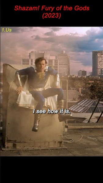 Shazam! Fury of the Gods (2023)｜Freddy Ambushed on the Rooftop and Loses His Powers ⚡🏙️😱