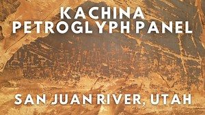 Exploring Butler Wash Kachina petroglyphs in Utah