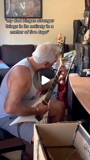 Guitarstagram on Instagram: "😂 Eddie Munson would be proud 🔥DM us to Purchase a Guaranteed Feature! . Video By: notstonefish (TikTok) . . . . #guitarstagram #strangerthings #guitars #guitarra #talented #guitarstring #guitarsdaily #guitar #guitarsarebetter #guitarreels #talentedmusician #guitarist #music #guitarplayers #musicians #guitarporn #electricguitar #rock #guitarsofinstagram #solo #guitarsdaily #guitarshredding #guitarstraps #eddiemunson"