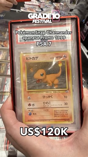 9GAG: Go Fun The World on Instagram: "The numbers got wilder and WILDER... 🤑 Spot your dream grail yet? Big thanks to all the exhibitors for showing us their valuable cards at Grade10 Festival 🙌🏻: @cardzoku.official @kantocollection @dmcardboard @riccoscards @jaybeecollectibles @nick_uliano @hkpristinecardgroup @pokecolor_official #grade10festival #grade10cardshow #grade10hongkong"
