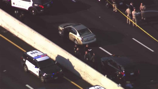 RAW | Police surround vehicle on I-80 in the East Bay