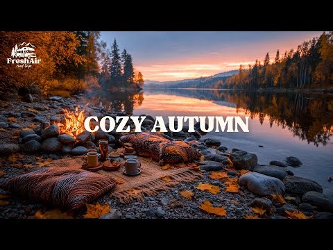 Cozy Autumn Evenings 🍂 LIVE 24/7 – Acoustic Chill Folk Guitar for October Calm