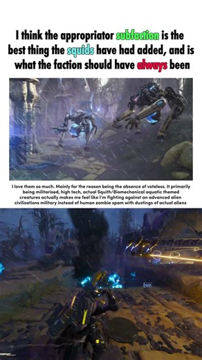 I think the appropriator subfaction is the best thing the squids have had added - Helldivers 2