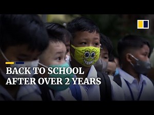 Philippine classrooms reopen after more than two years of Covid-19 restrictions