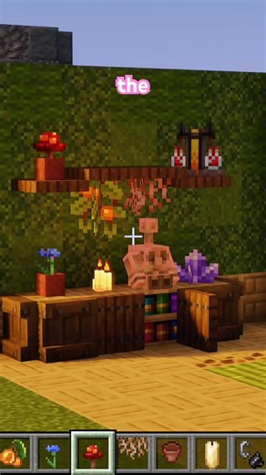 Cottagecore Decoration Design!?#minecraft #minecraftbuilding #minecraftshorts #minecrafttutorial