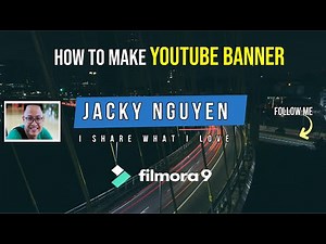 How to MAKE a YOUTUBE BANNER (YouTube Channel Art Tutorial using Filmora 9)