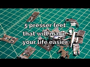 top 5 presser feet for sewing machines — best sewing foot for beginners — high and low shanks