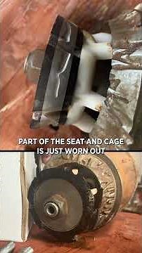 Water Cut Erosion Effects on a Dump Valve Cage #shorts #oilandgas #controlvalve