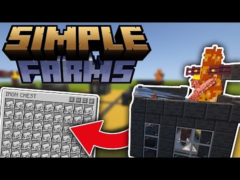 Ferme à FER INFINI - Simple Farms - Minecraft 1.20-1.16 (JAVA)