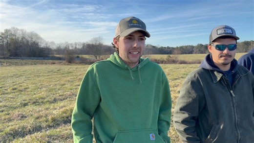 Last 3-4 times I’ve come down to NC/VA to cover/film auctions I’ve run into this great crew of 9 young Virginia farmers. Great guys. Love auctions. Love taking machinery. Here’s our group chat this afternoon at tail end of the Crocker Bros. farm retirement auction in Windsor, VA by Rich & Rich Bonded Auctioneers International, Inc. | Machinery Pete