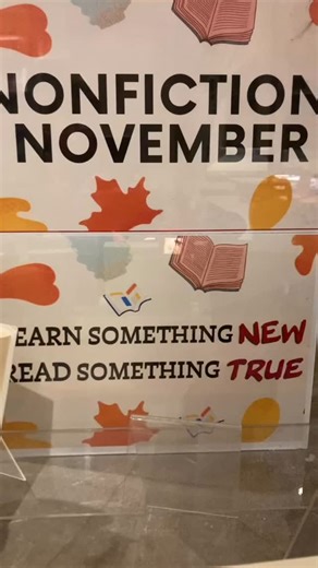 The month of November is ‘National Nonfiction Month’ and we have a display in the Library to support this event. In recent research it was found that 56% of children and young adults like to read nonfiction, motivating them to read for educational purposes, to satisfy curious minds, to foster social connections and to support mental well-being. National Nonfiction November’s aim is to highlight the joy and value of factual reading, so come along to the Library and have a browse at the selection 