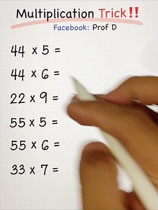 2.1M views · 29K reactions | Random Math Tricks in 3 Minutes - Part 3  | Prof D | Facebook
