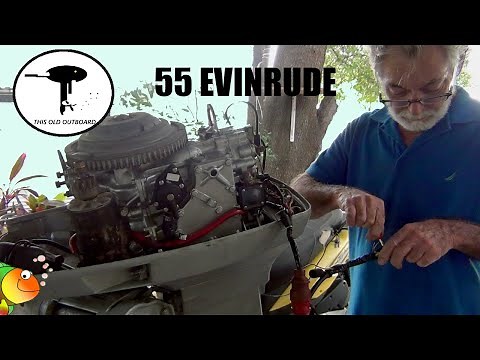Evinrude 55 Hp Wired Up! New Wiring Harness & Coils