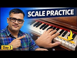 Harmonium Scale Practice | Beginners Tutorial | Day 3