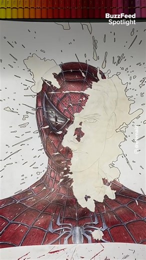 The Batman pen art is CRAZY!! Follow @clemaiz) for more! | BuzzFeed Video