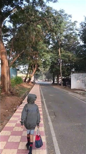 droping my kid to school