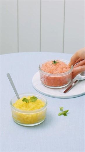 여름더위 싹 날리는 #과일샤베트 만들기 (w. #글라스락 모듈러)🍨