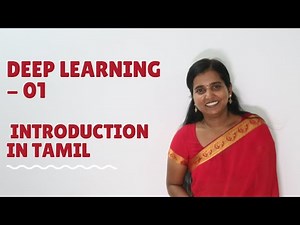 01 DeepLearning Introduction in tamil