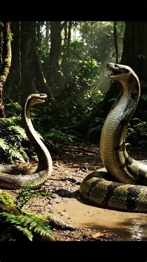 King cobra Vs anaconda