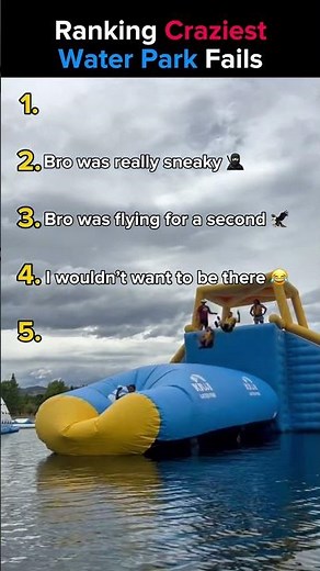 Funniest Water Park Fails 😂💦 #ranking #funny #viral #usa #waterpark