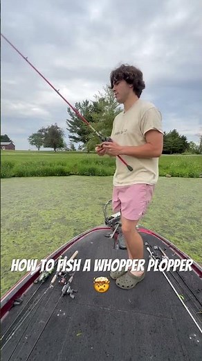 How to Fish a Whopper Plopper #fishing #viral #tutorial #whopperplopper