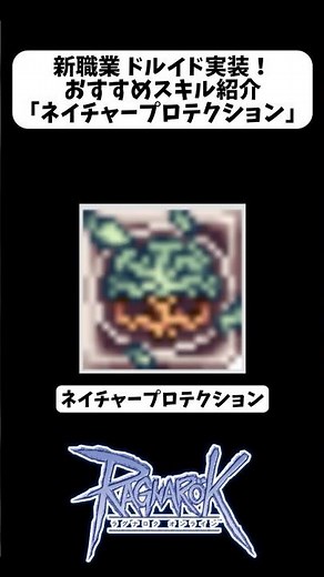 [RO] Recommended skill for the new Druid class: "Nature Protection" [#RagnarokOnline] #mmorpg