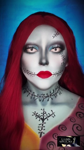 Sally Makeup Tutorial: The Nightmare Before Christmas Cosplay