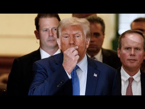 Trump zips his lips after contentious day in court