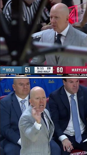 UCLA HC Mick Cronin gets ejected after technical foul 😮 #UCLA #LA #basketball #CollegeBasketball