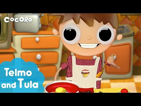 How to Make Chocolate Chip Cookies | Telmo and Tula: Little Cooks | Cocoro TV