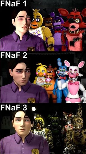 FNAF Ending Be Like: - FNaF 1 VS FNaF 2 VS FNaF 3