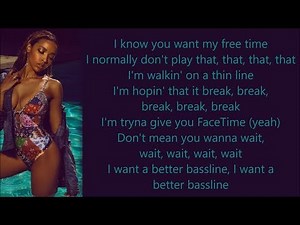 Tinashe ~ Me So Bad ft. Ty Dolla $ign, French Montana ~ Lyrics