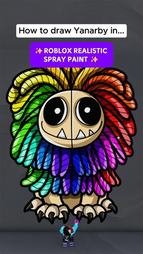 How to draw Yarnaby in Roblox (Poppy Playtime)