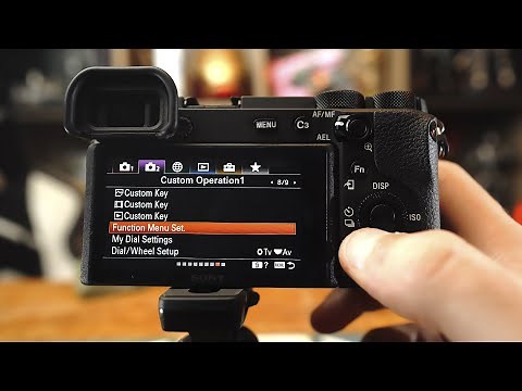 How to set up your SONY - Complete MENU Guide - a6300 a6400 a6600 a6500 a73 ar3 as2
