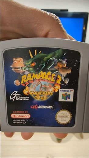 Rampage 2 Universal Tour Nintendo 64 #retrogaming #midway #n64 #arcade
