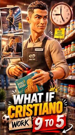 What If Cristiano works 9 TO 5 #cristiano #gta #cinderheart