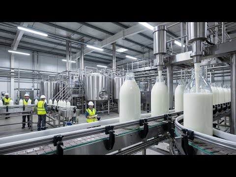 How Milk Is Made in a Factory Step by Step