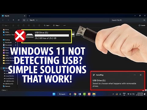 How to Fix Windows 11 Not Recognizing USB Drive – Easy Step-by-Step Guide