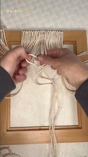 DIY Easy macrame photo frame wall hanging tutorial | wall hanging tutorial for beginners |Home decor