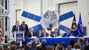 Kennedy Space Center welcomes European 'powerhouse' for Orion deep space capsule