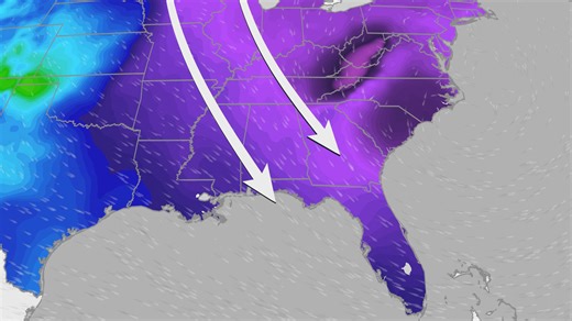 Record cold to invade Deep South this weekend
