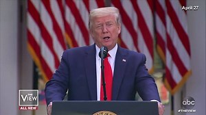 STATES READY TO REOPEN? After Pres. Trump unveiled what he and his White House task force said was a plan to help states ramp up the kind of widespread testing experts say is needed in order for the economy to reopen, the co-hosts discuss. abcn.ws/3bKPaYf | The View