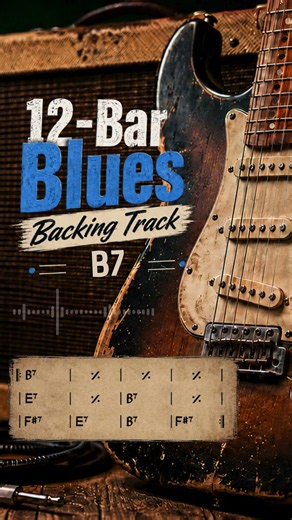 12-Bar Blues Backing Track | B7 - 120bpm