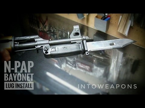 AK-47 Bayonet Lug Install: Zastava N-PAP Rifle