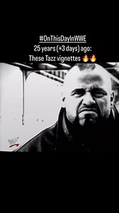 I loved these - made Taz look like such an intimidating beast! These were actually shown after his dramatic debut at the 2000 Royal Rumble #onthisdayinwwe | On This Day in WWE