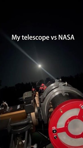 My Telescopes vs NASA #nasa #telescope #astrophotography #astronomy #space