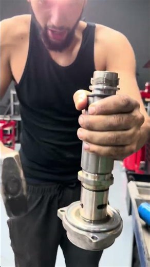 Pressing out Bearings is ALWAYS Fun #automobile #mechanic #automotive #bearing #tech #howto #diy